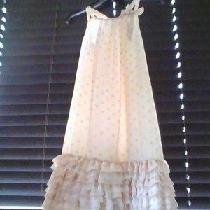 Cream Party Dress